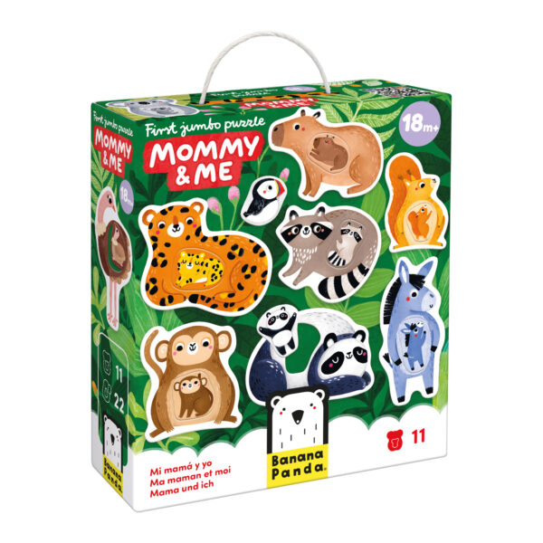 Banana Panda. Pirmoji Jumbo dėlionė "Mama ir aš“