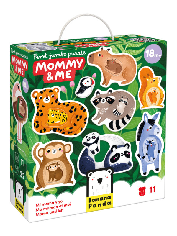 Banana Panda. Pirmoji Jumbo dėlionė "Mama ir aš“