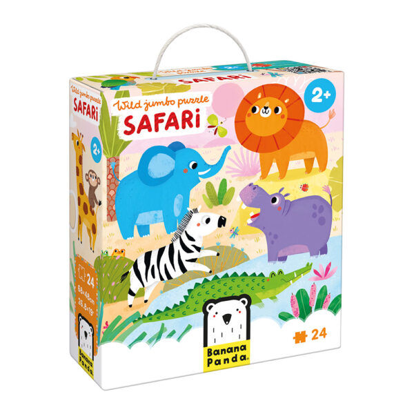 Banana Panda. Laukinio Jumbo dėlionė. Safaris