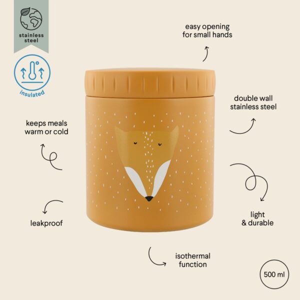 Termo pietų indelis 500ml - Lapė trixie™
