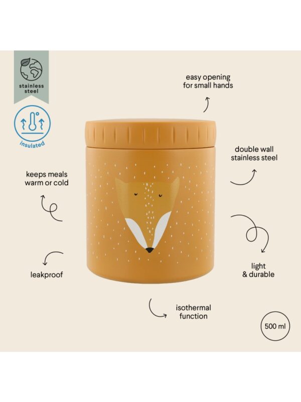 Termo pietų indelis 500ml - Lapė trixie™