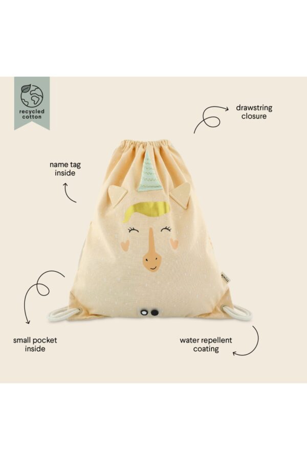 Raišteliu užtraukiamas krepšys - Vienaragis trixie™