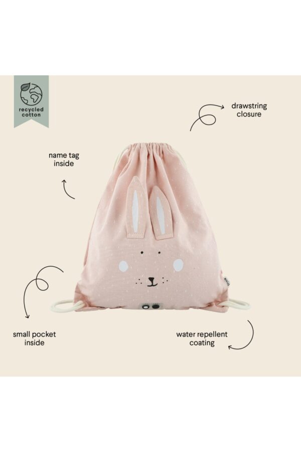 Raišteliu užtraukiamas krepšys - Triušis trixie™