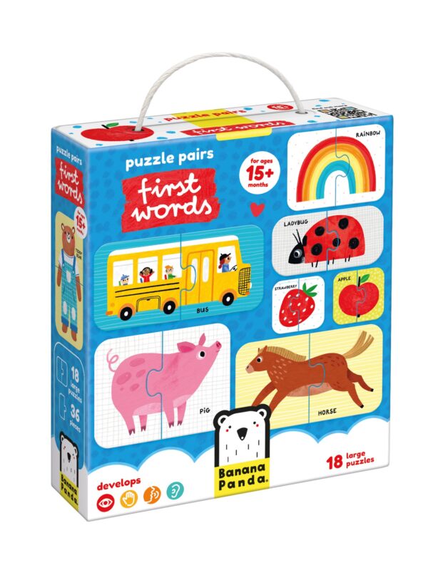 Dėlionių poros. Pirmieji žodžiai