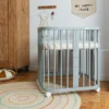 7in1-baby-crib-with-mattress-gray (8) 7in1 daugiafunkcinė pilka kūdikio lovytė