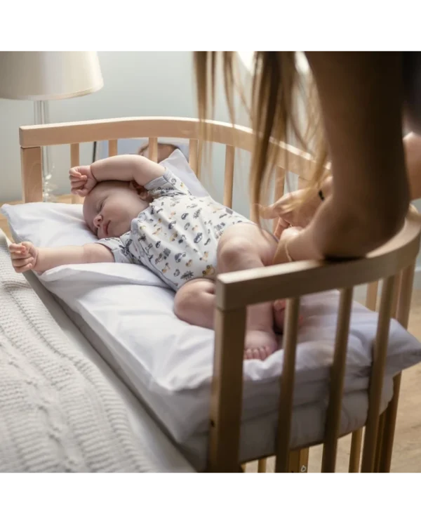 7in1 daugiafunkcinė medinė kūdikio lovytė