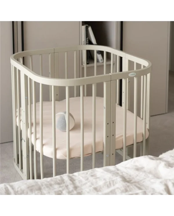 7in1 daugiafunkcinė alyvuogių spalvos kūdikio lovytė