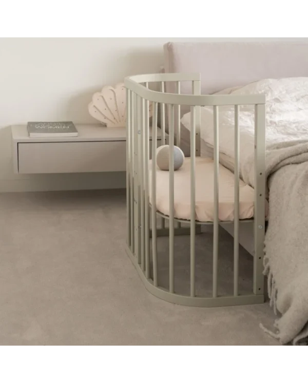 7in1 daugiafunkcinė alyvuogių spalvos kūdikio lovytė