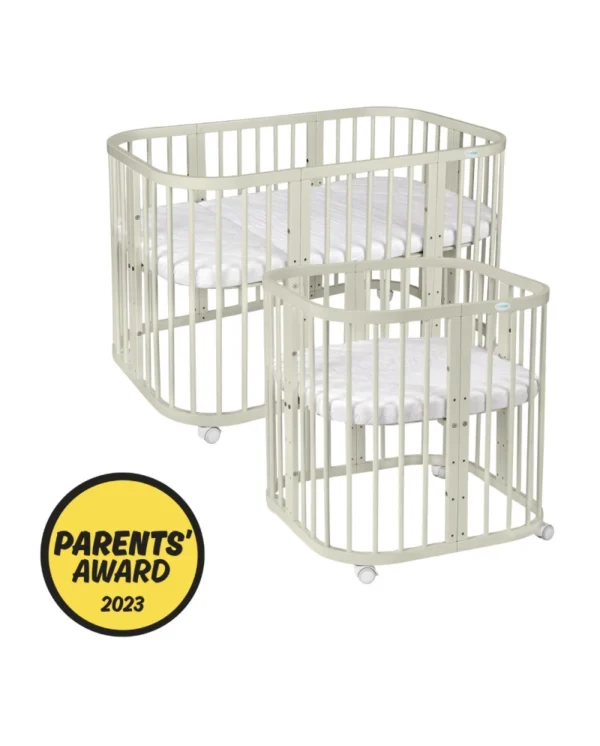 7in1 daugiafunkcinė alyvuogių spalvos kūdikio lovytė