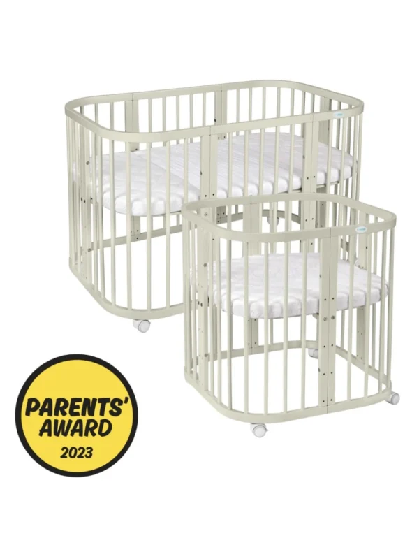 7in1 daugiafunkcinė alyvuogių spalvos kūdikio lovytė