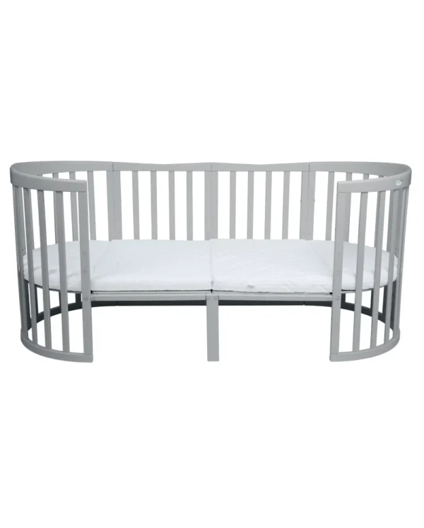 Pilkos spalvos prailginimas 7in1 lovytei