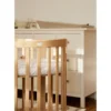 Ovali 7in1 daugiafunkcinė medinė kūdikio lovytė