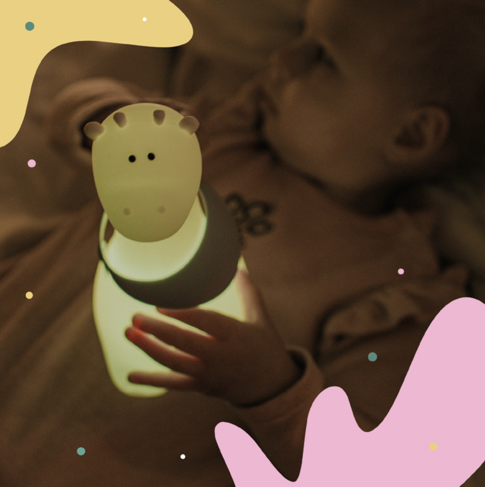 LED naktinė lempa - „Žyrafa“