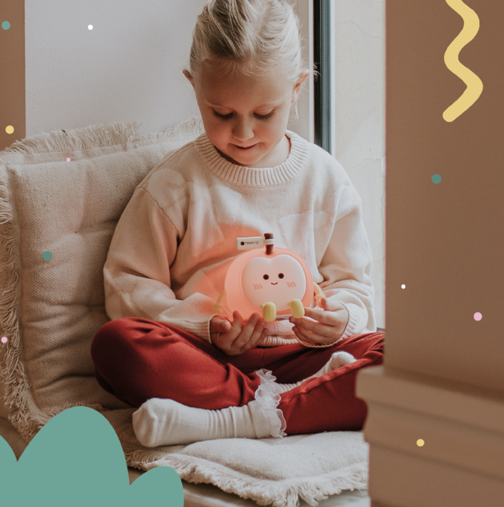 Naktinė lempa - Obuolys