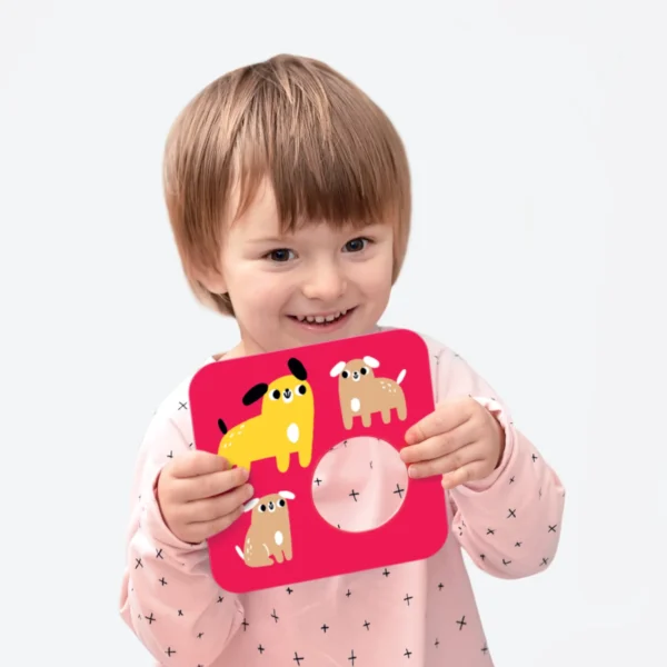 Didelio kontrasto dėlionės. Suderink partiją