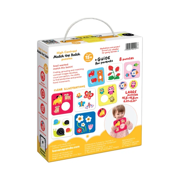 Didelio kontrasto dėlionės. Suderink partiją