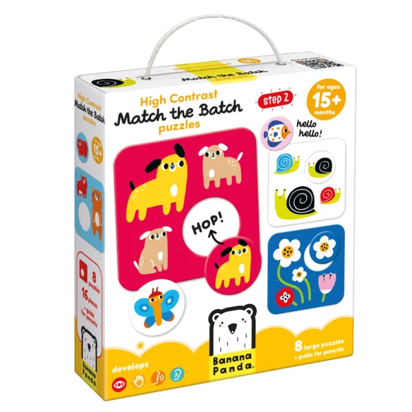 Didelio kontrasto dėlionės. Suderink partiją