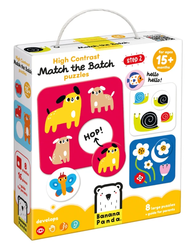 Didelio kontrasto dėlionės. Suderink partiją