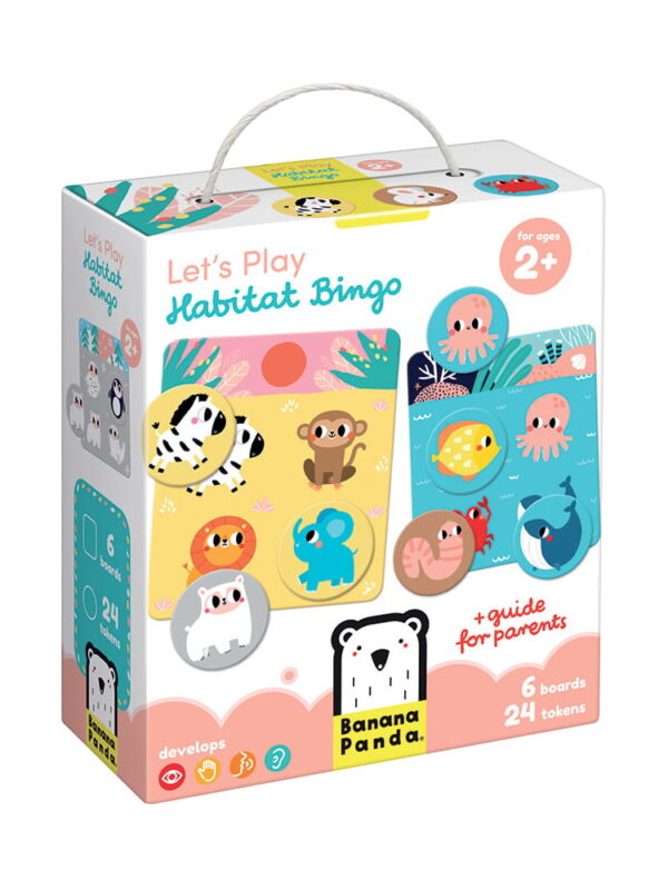 Žaiskime. Gyvūnų buveinių bingo