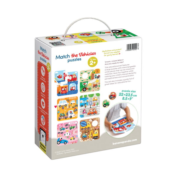 Dėlionė „Derink transporto priemones“