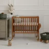 Šoninė lovytė 2in1 su čiužiniu „Waldin“ - vintage