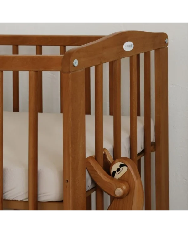 Šoninė lovytė 2in1 su čiužiniu „Waldin“ - vintage
