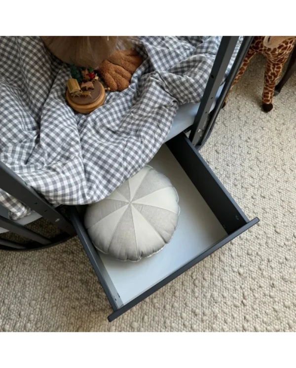 graphite-drawer (1) Tamsaus grafito spalvos stalčius 7in1 lovytei