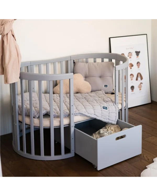 Pilkas stalčius 7in1 lovytei