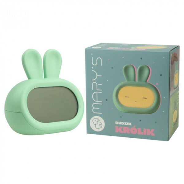 Žadintuvas - žalias „Rabbit“