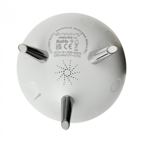 Naktinė lempa - baltas Mėnulis