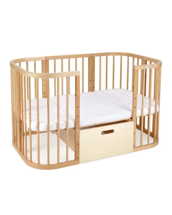 Natūralios spalvos stalčius 7in1 lovytei