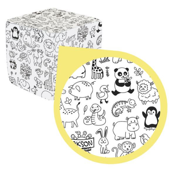 Spalvinimo kubas Gyvūnėliai