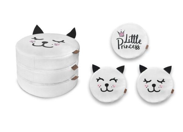 Eko odos pagalvėlių rinkinys „Katė“ 3 vnt.