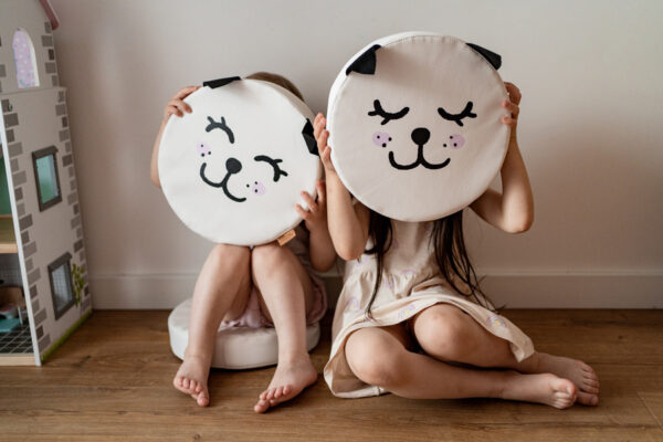 Eko odos pagalvėlių rinkinys „Katė“ 3 vnt.