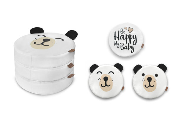 Eko odos pagalvėlių rinkinys „Meškutis“ 3 vnt.