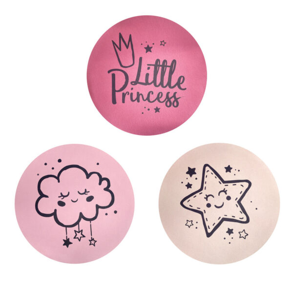 Eko odos pagalvėlių rinkinys „Little Princess“ 3 vnt.