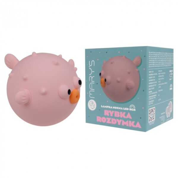 mary-s-lampka-nocna-led-rybka-rozdymka-rozowa-008c4968cd7b4296b82920fb01189274-01d01e2b Naktinė lempa - rožinė pūsta Žuvytė