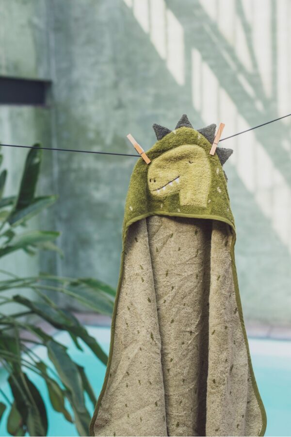 Didėlis rankšluostis su gobtuvu - Dinozauras trixie™