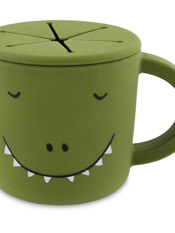 P_96_437_1 Silikoninis užkandžių puodelis - Dinozauras trixie™