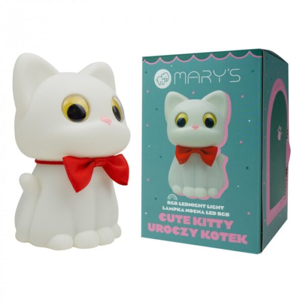 mary-s-lampka-nocna-led-uroczy-kotek-39e8a097c9f84a0a919e366ed769bf64-31e97877 LED naktinė lempa vaikams - „Kačiukas“