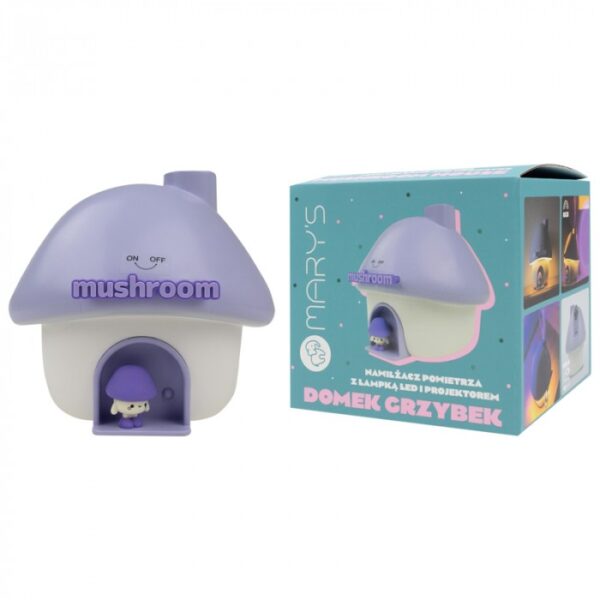 Oro drėkintuvas su LED apšvietimu - „Purple Mushroom“