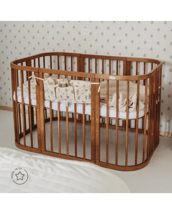 7in1 daugiafunkcinė vintage kūdikio lovytė