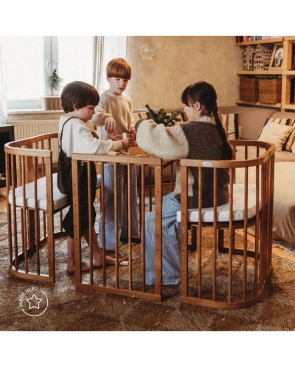7in1 daugiafunkcinė vintage kūdikio lovytė